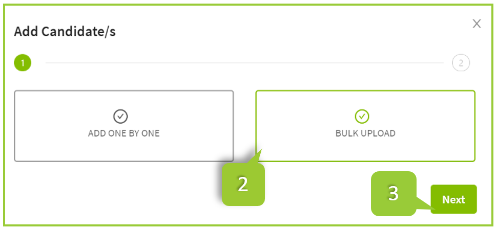 Add Bulk Candidate