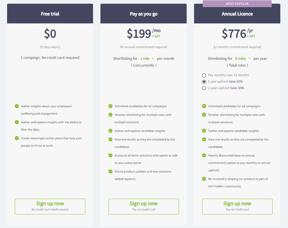 Predikt-r Subscriptions